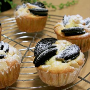 マカダミアナッツとオレオのマフィン 作り方 レシピ 小島屋